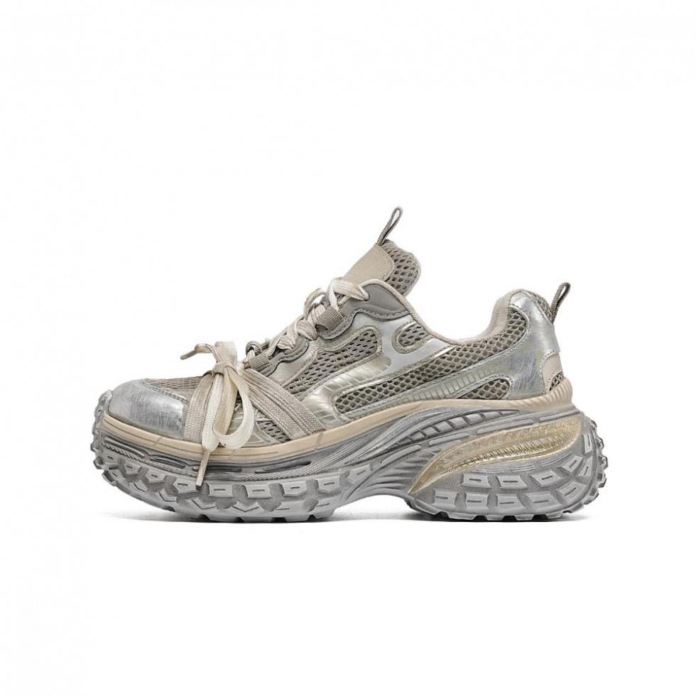 EBLAN Low-Top Chunky Sneakers Women's Champagne