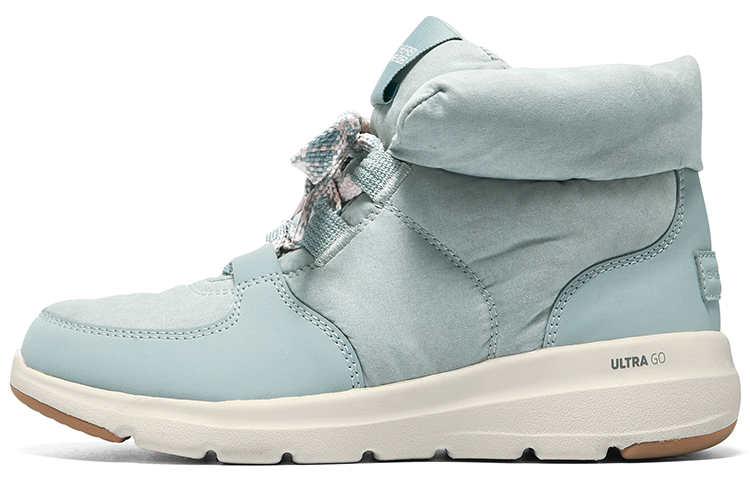 Skechers Glacial Ultra Boots 'Light Blue' Women's