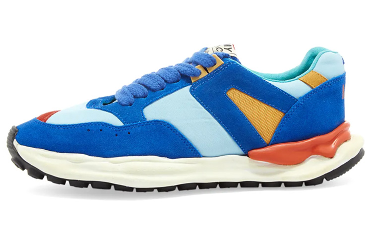 Nigel Cabourn x MIHARA YASUHIRO Cushioning Anti-Slip And Wear-Resistant Low-Top Sports Casual Shoes Men's Blue