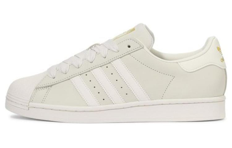 Adidas Originals Superstar Series Low Top Skateboard Shoes Unisex Ecru