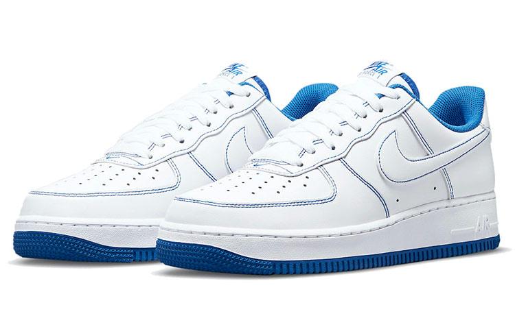 Nike Air Force 1 '07 'Contrast Stitch White Game Royal' купить в интернет-магазине Yoocart с быстрой доставкой по России.