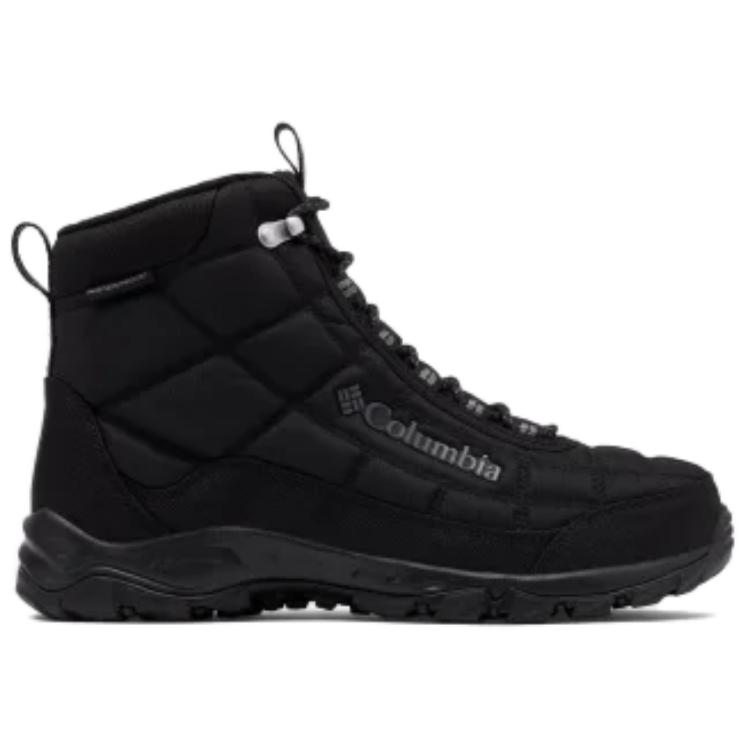 Columbia Firecamp Thermal Abrasion Resistant Short Outdoor Boots Men's Black