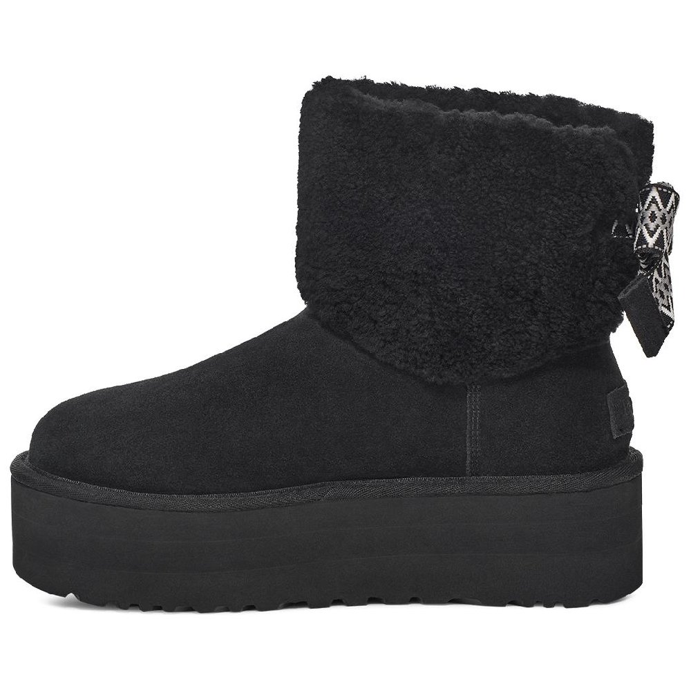 UGG Classic Mini Maxi Curly Boot Black Women's