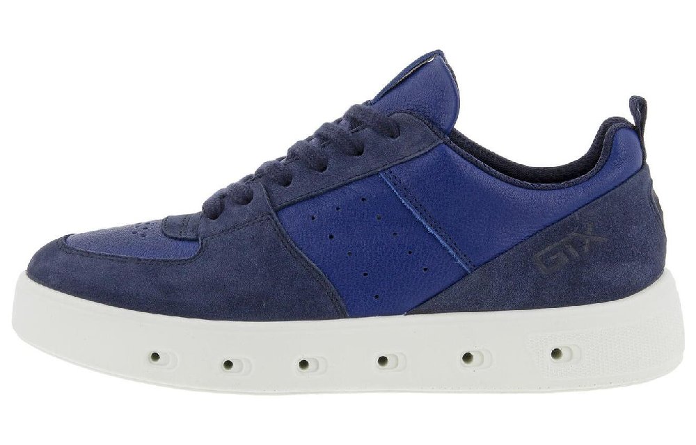 Ecco Low Top Stylish Skateboarding Shoes Women's Marine Blue