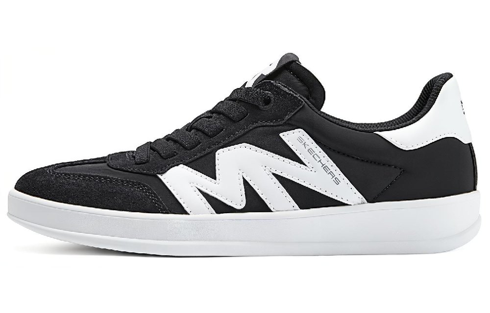 Skechers Anti Slip Wear Resistant Low Top Skateboard Shoes Women's Black