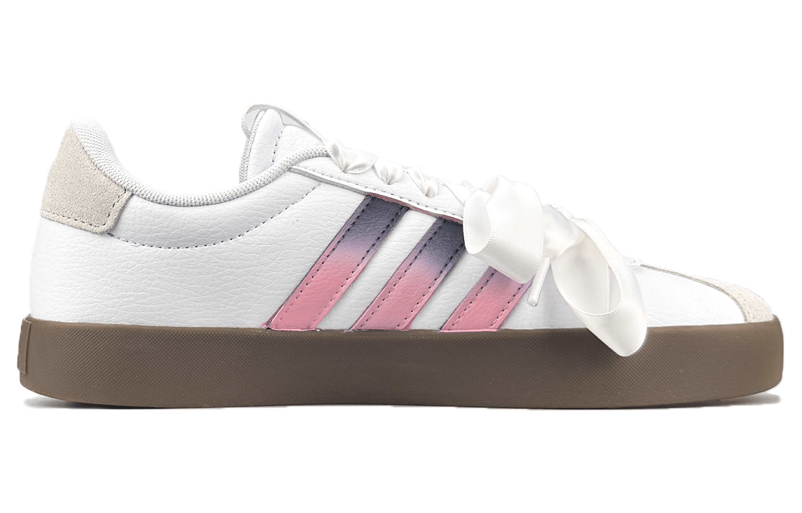 Adidas VL COURT 3.0 Shock Absorbers Low Top Skateboard Shoes Women's Pink White купить в интернет-магазине Yoocart с быстрой доставкой по России.