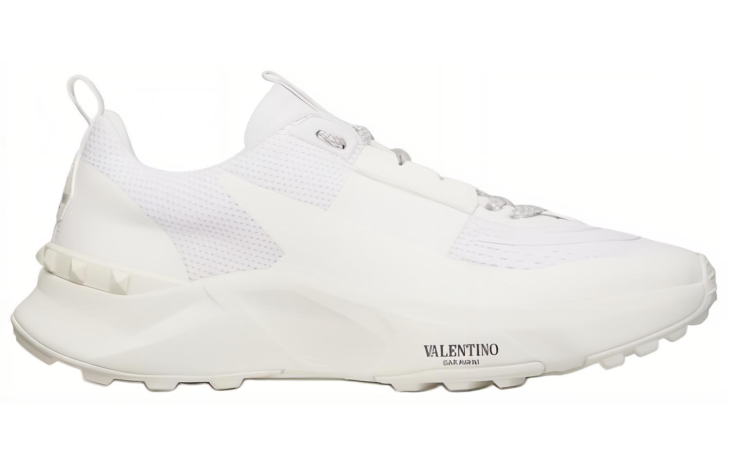 Valentino Low Top Casual Shoes Men's White