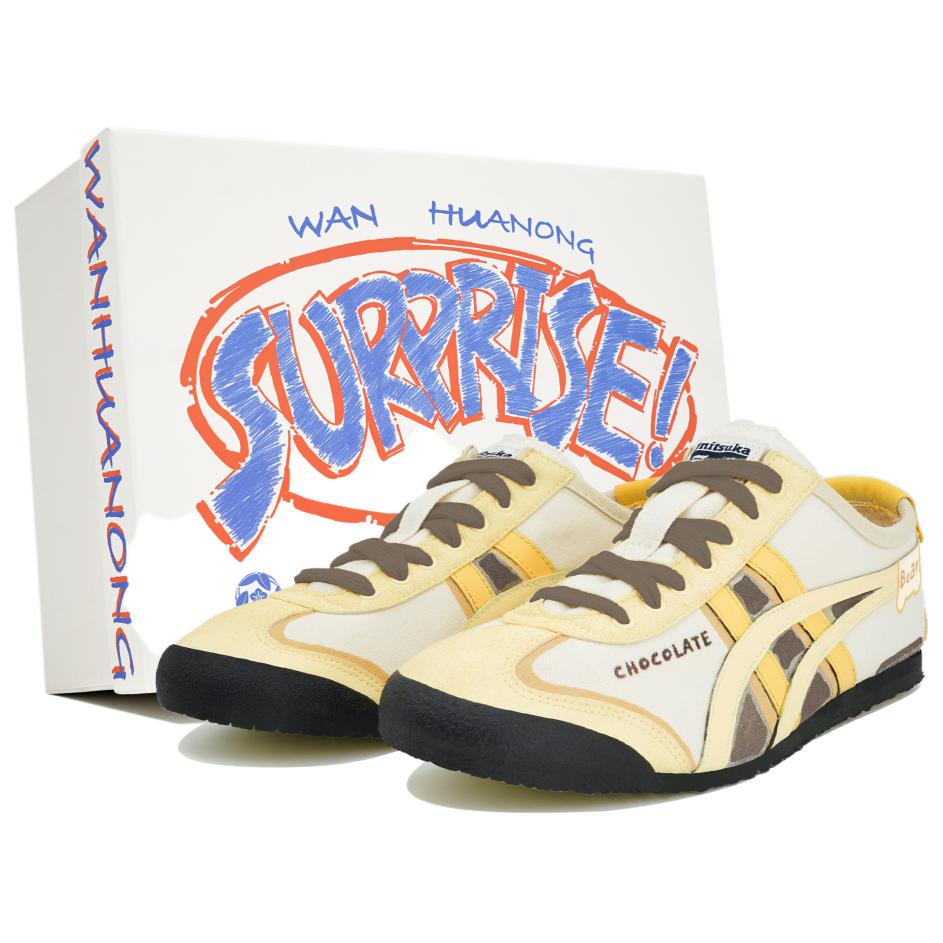 Onitsuka Tiger MEXICO 66 Low-Top Casual Shoes Unisex Yellow-white-brown