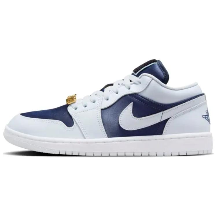 Jordan 1 Low Se Football Grey White Gym Red Midnight Navy Women's