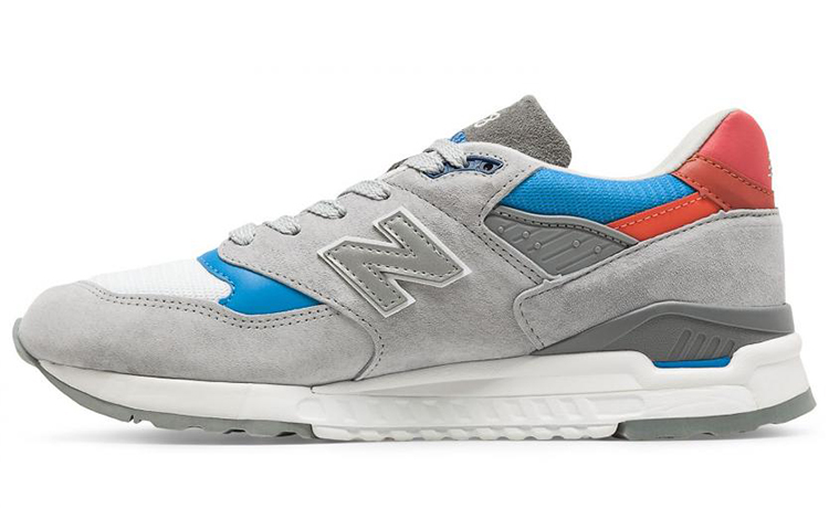 New Balance 998 Grey Light Blue Red
