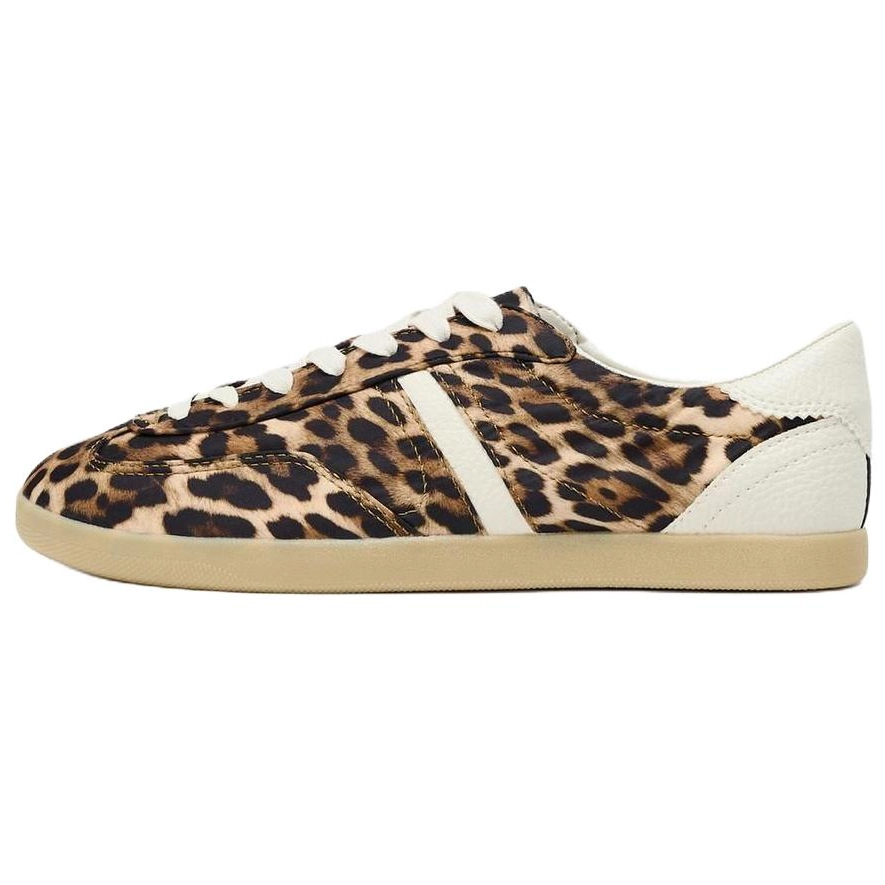 ZARA Low Top Skateboard Shoes Women's Leopard Print