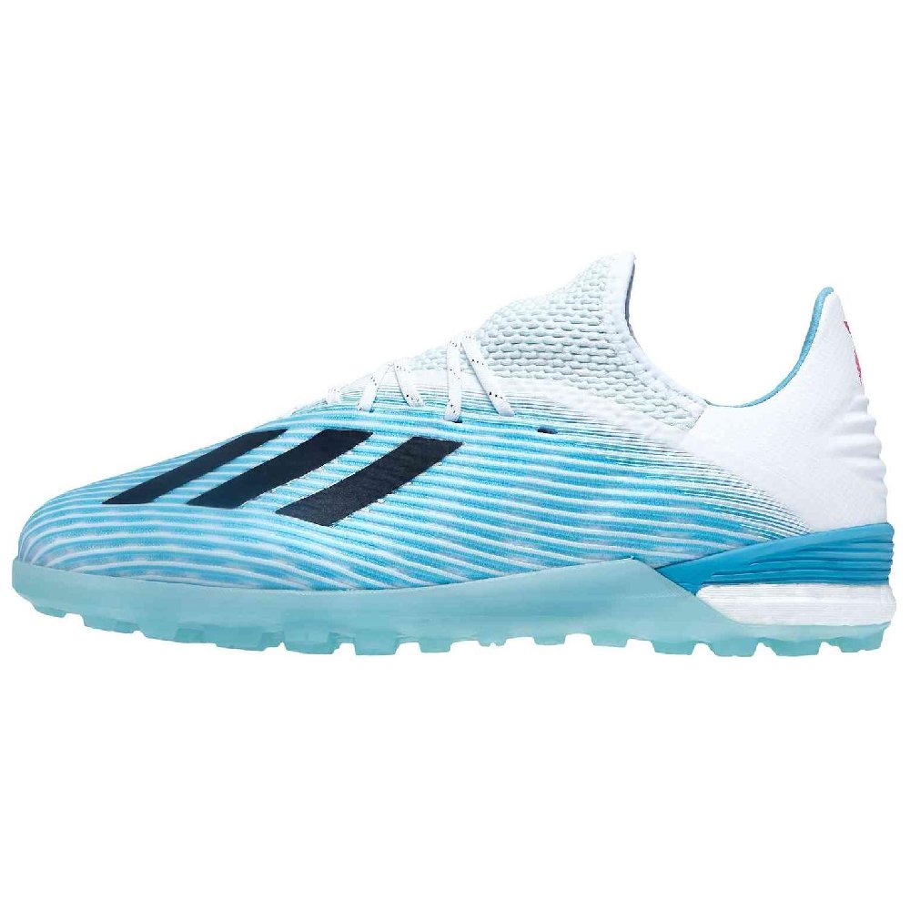 Adidas X 19.1 TF Rubber Broken Studs Anti-Slip Wear-Resistant Soccer Shoes Men's Blue