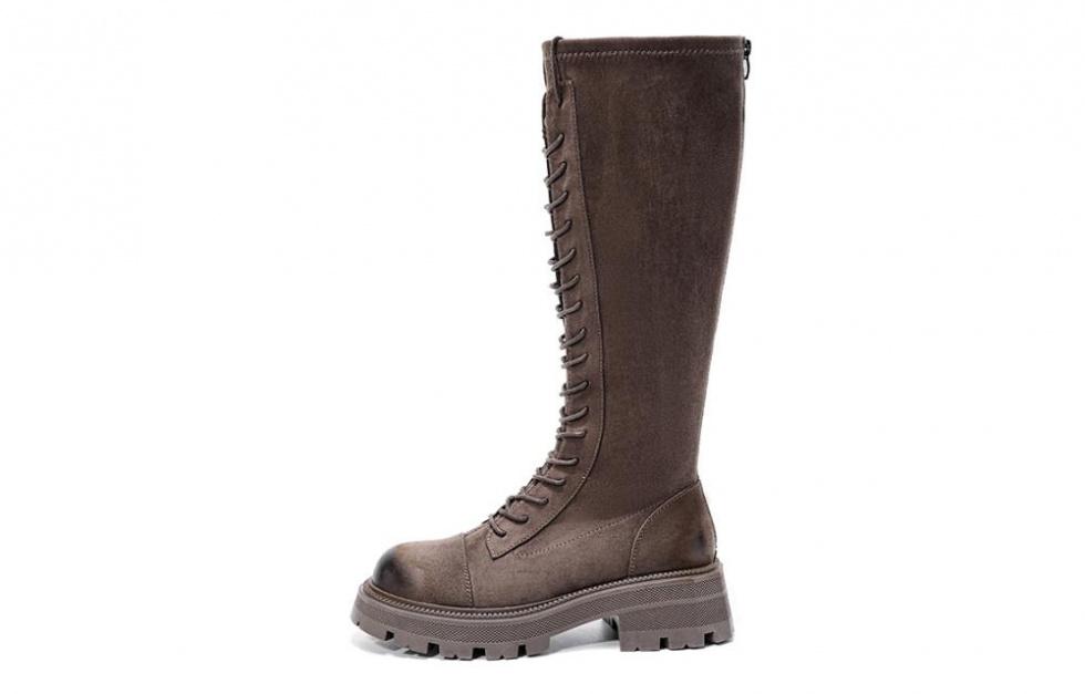 EBLAN Knee-high Boots Women's Gray