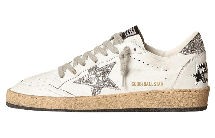 Golden Goose Ball Star White Silver Glitter Women's купить в интернет-магазине Yoocart с быстрой доставкой по России.
