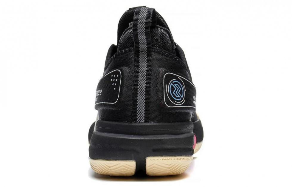 LiNing Speed 9 Premium Cushioning Anti-Slip And Wear-Resistant Coverage Support Low-Top Basketball Shoes Black