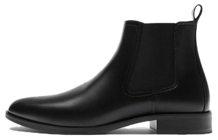 ZARA Short Chelsea Boots Men's Black