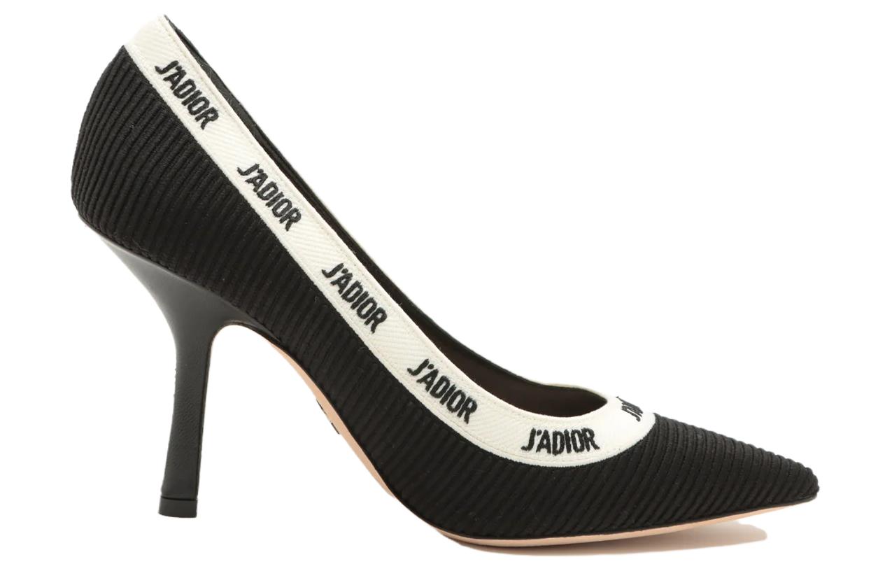 DIOR J'Adior Slim Heel High Heels 10cm Women's Black