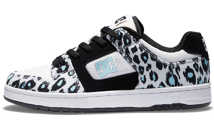 DC Shoes MANTECA 4 Anti Slip Wear Resistant Low Top Skateboard Shoes Women's White Black