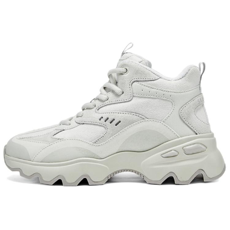 Skechers Modern Comfort Anti-Slip Wear-Resistant High-Top Casual Shoes Women's Gray