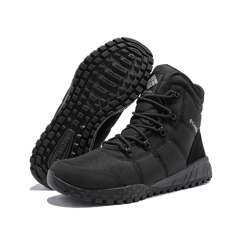 Columbia Outdoor Life Slip Resistant, Abrasion Resistant, Waterproof Support Mid top Hiking Shoes Men's Black купить в интернет-магазине Yoocart с быстрой доставкой по России.