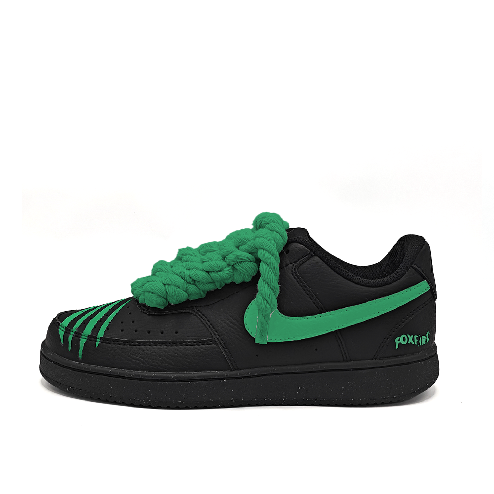 Nike Court Vision Non-slip Lightweight Low-Top Skateboard Shoes Unisex Green