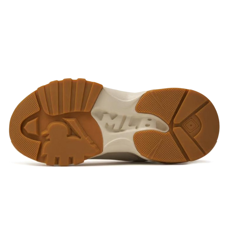 MLB Big Ball Chunky Sneakers Unisex Low Top White/Brown