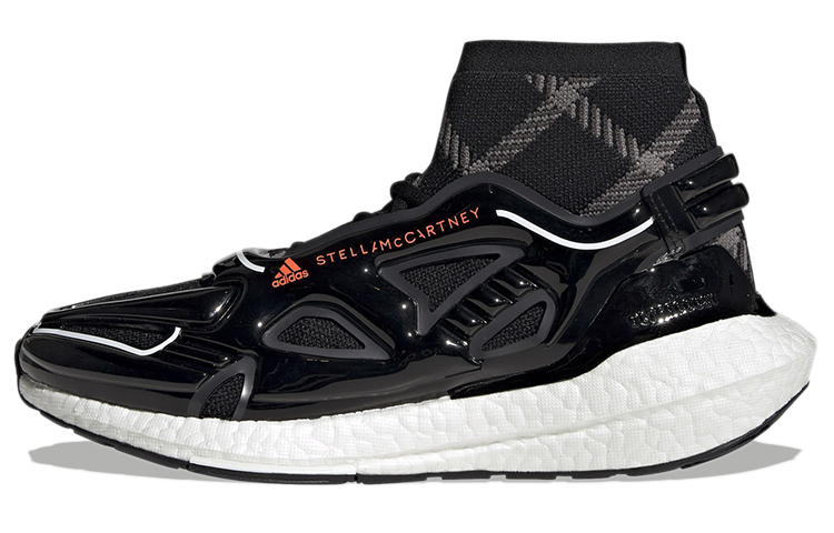 Adidas Stella McCartney X UltraBoost 22 Elevated 'Core Black Signal Orange' Women's