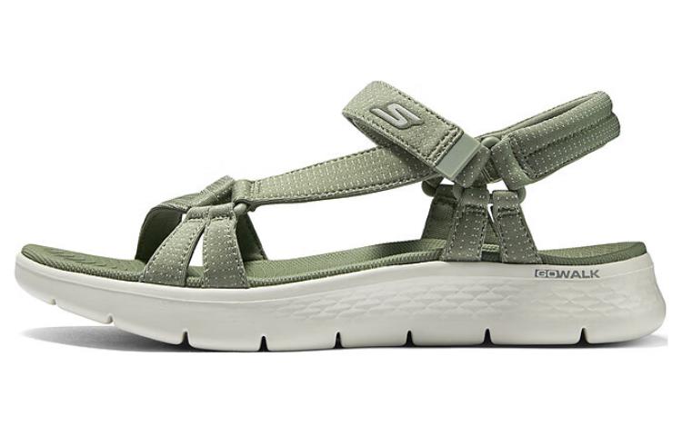 Skechers Go Walk 5 Strap Sandals Women's Olive Green