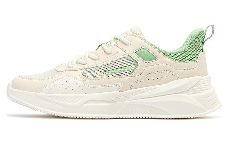 361° Slip Resistant, Abrasion Resistant, Breathable Low Top Sports Casual Shoes Women's Beige Green