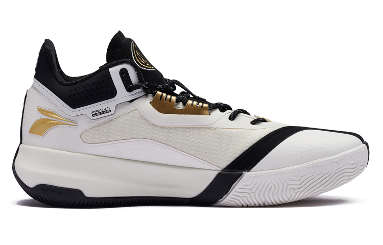 361° AG3 Aaron Gordon 3 Wear-Resistant Slip-Resistant Cushioning Mid-Top Performance Basketball Shoes Men's White Black