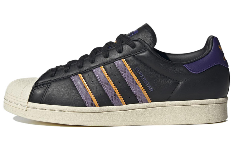 Superstar Adidas Originals 'Black Violet Fusion Snakeskin'