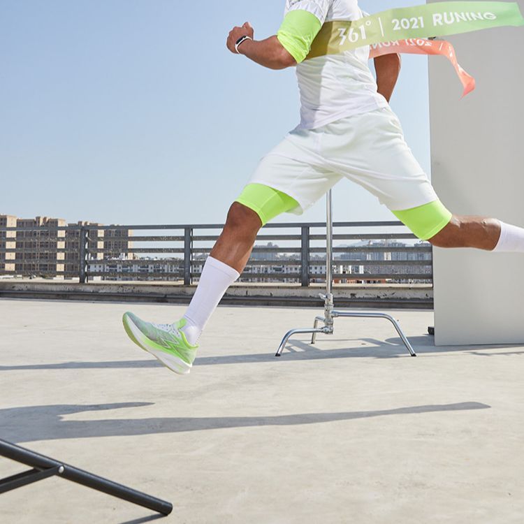 361° Feiran 1 Anti-Slip Wear-Resistant Low-Top Running Shoes Men's White Green купить в интернет-магазине Yoocart с быстрой доставкой по России.