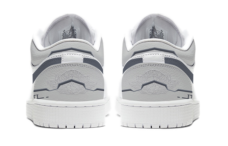 Jordan Air Jordan 1 Low Wear-Resistant Low-Top Vintage Basketball Shoes Women's Black White Gray купить в интернет-магазине Yoocart с быстрой доставкой по России.