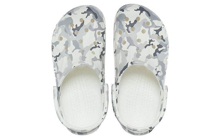 Crocs Unisex Bayaband Sandals White Camo 'Gray White'