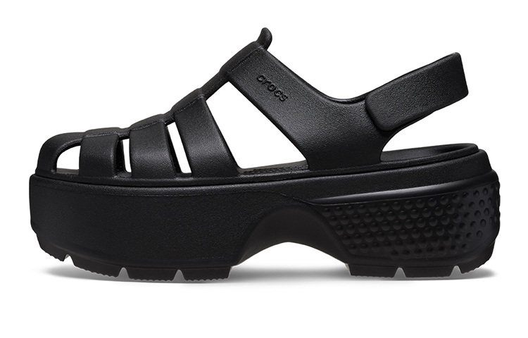 Crocs Stomp Fisherman Sandals 'Black' Women's