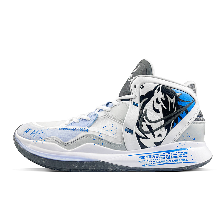 Nike Kyrie 8 Infinity Basketball Shoes Unisex Mid-Top Black/Blue
