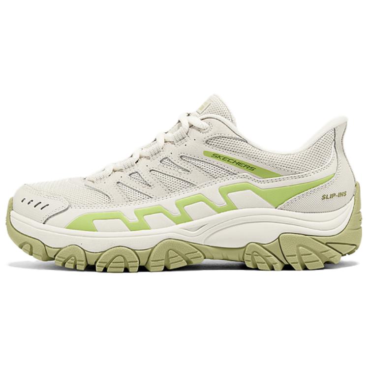 Skechers Adventurer Abrasion Resistant Low top Hiking Shoes Women's Beige Green
