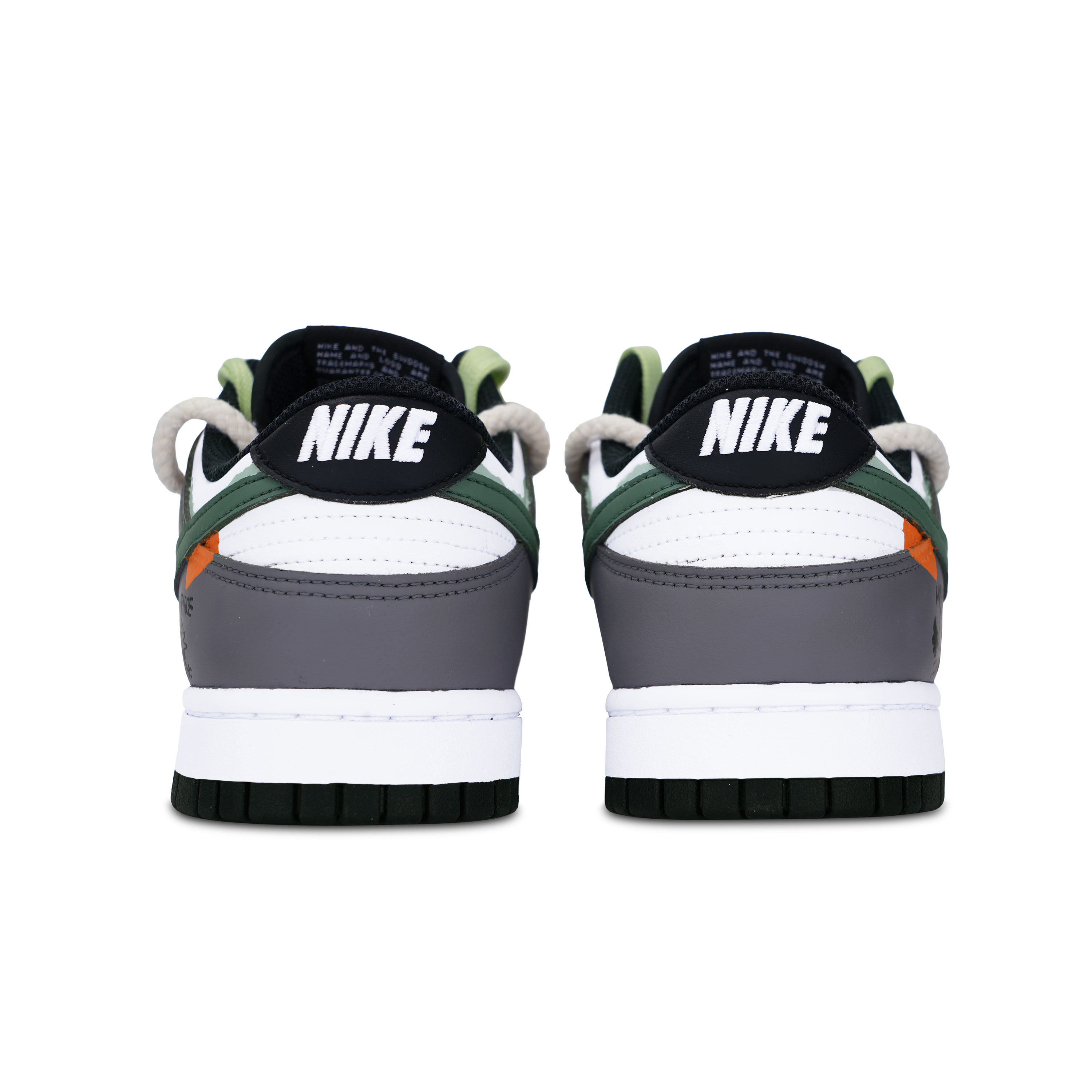 Nike Dunk Black White, Exploring The Mystery Anti Slip Wear Resistant Low Top Skateboard Shoes Unisex Olive Green купить в интернет-магазине Yoocart с быстрой доставкой по России.