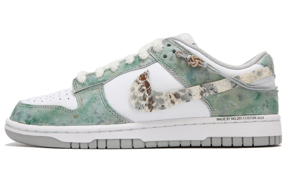 Nike Dunk Anti-Slip Wear-Resistant Low-Top Skateboard Shoes Unisex Green