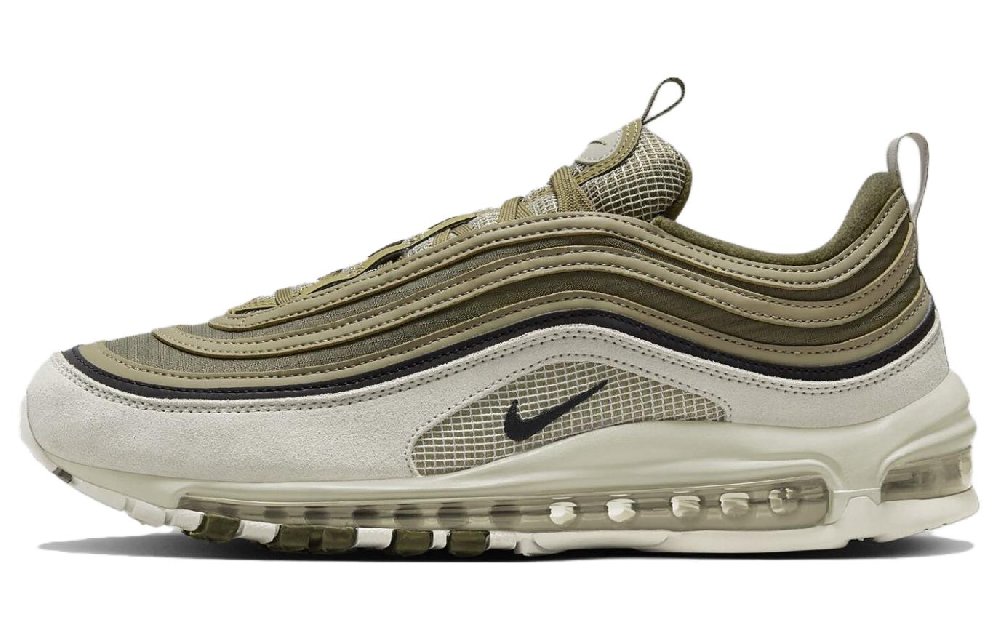 Nike Air Max 97 Повседневная обувь Низкие Оливково-зеленый Мужская