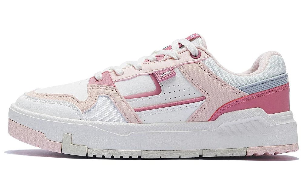 LiNing ACE V2 Low-Top Skateboard Shoes Women's Pink White
