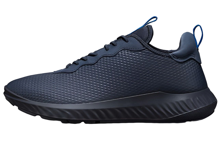 Ecco Cushioning Wear-Resistant Low-Top Casual Shoes Men's Midnight Blue