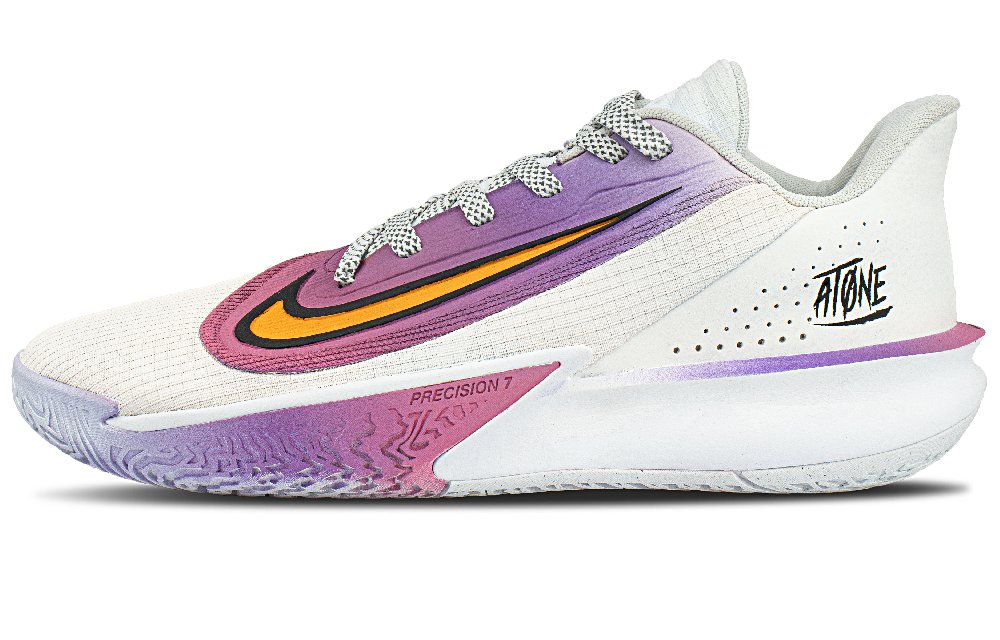 Nike Precision 7 Shock Absorbers Low Top Basketball Shoes Men's Purple