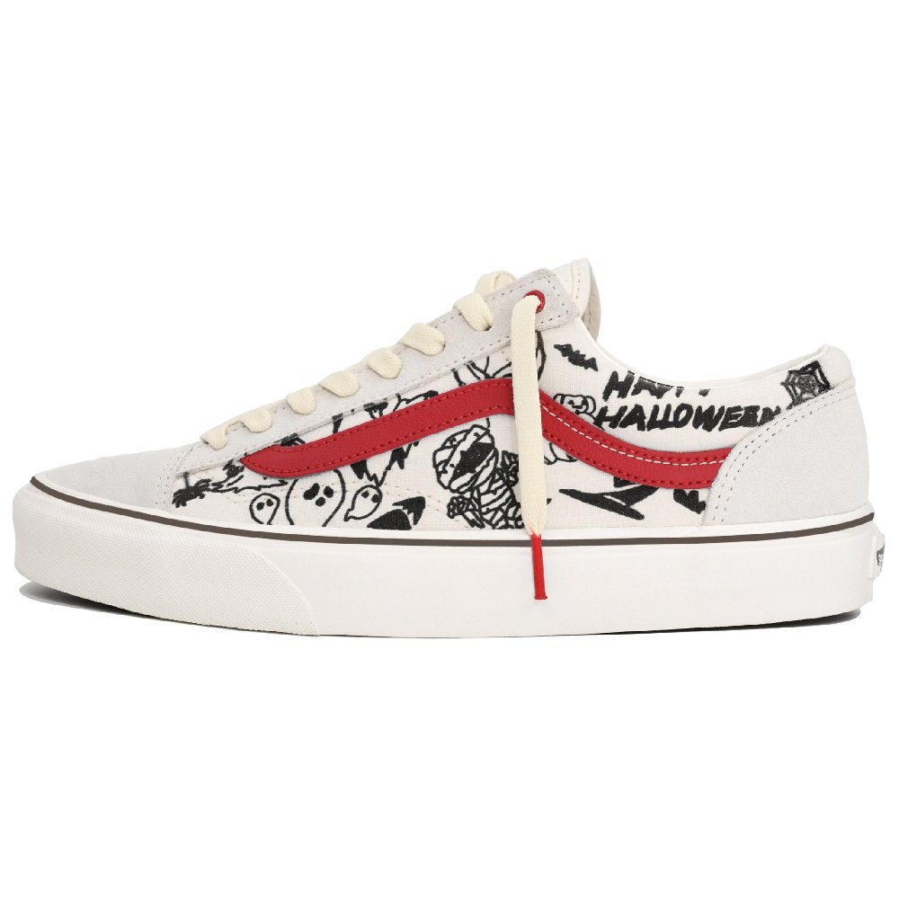 Vans Style 36 Skateboard Shoes Unisex Low Top Red/Black