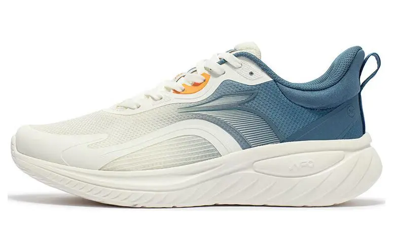 361° Durable Breathable Low-Top Running Shoes Men's White Blue
