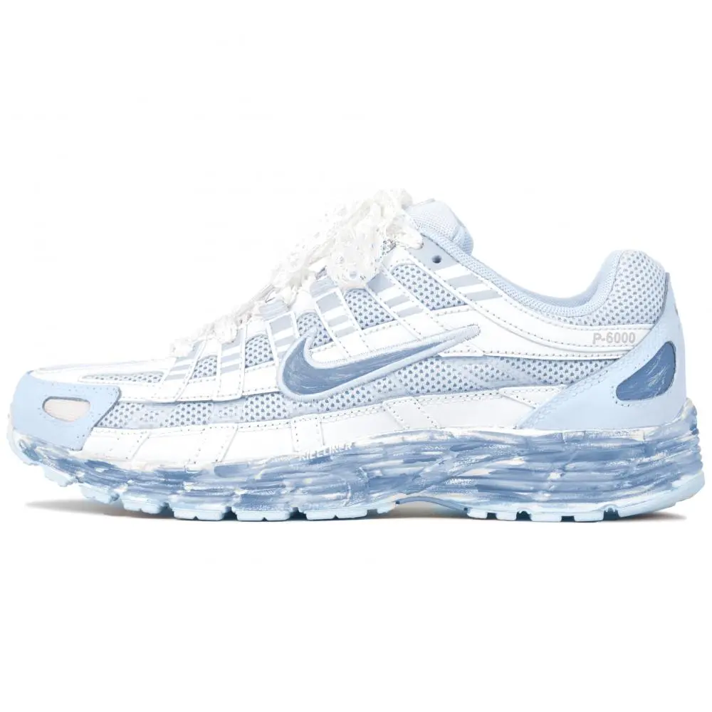 Nike P 6000 Low Top Running Shoes Unisex Light Blue