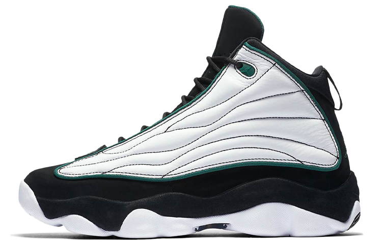 Jordan Pro Strong White Black Green