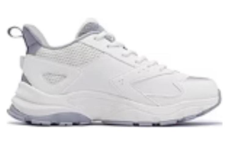 361° Cushioning Slip Resistant Mid Top Casual Shoes Women's White Gray