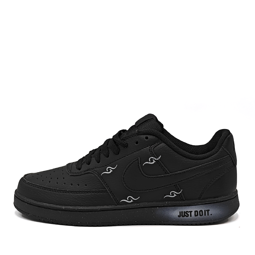 Nike Court Vision Skateboard Shoes Unisex Low-Top Black