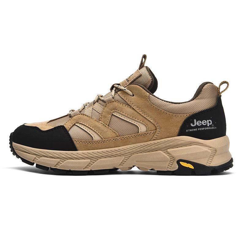 Jeep Anti-Slip Wear-Resistant Low-Top Hiking Shoes Men